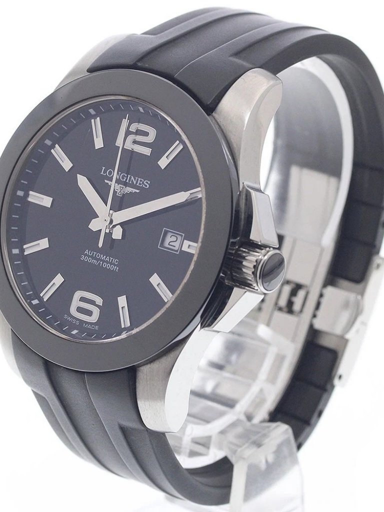 Longines Conquest L36574 Date Black Dial Automatic Mens Watch957545